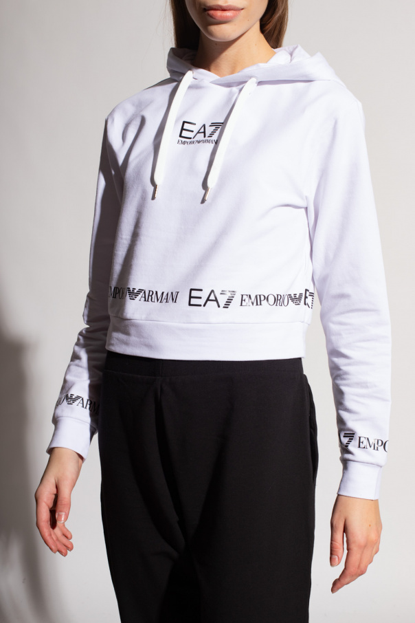 Cropped hoodie EA7 Emporio Armani Emporio Armani Straight Skirts